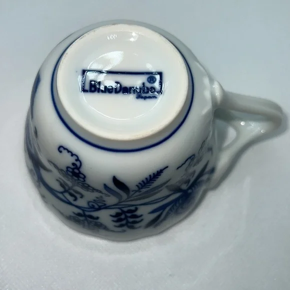 BLUE DANUBE TEACUP AND SAUCER VINTAGE RETIRED PATTERN - Picture 10 of 12
